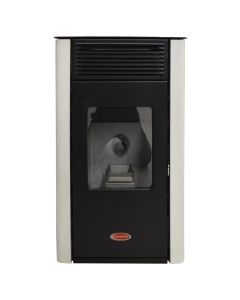 Pellet stove, FlumenFire, Baby, 7.5 kW, beige, electricity consumption 140-350 W, efficiency 89.1-93.1 %