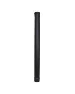 Pipe for pellet stove, Ø80 mm x 1 m, black color