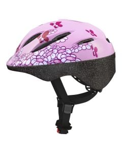 Bicycle helmet for children, Abus, size S, with ventilation and anti-mosquito nets, pink color