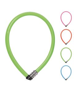 Lock for bicycles, Abus, 0204, 65 cm, Ø6 mm, connection with code, security level 1