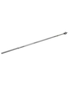 Barbell bar, Try&Do, 5.5 kg, diameter 28 mm, 150 cm, threadless stop