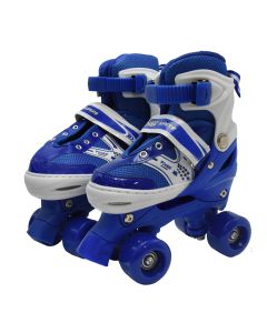 Skates for adults, with 4 wheels, 39-42, red/ blue color