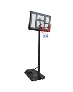 Telescopic basketball hoop, 2.3-2.05 m, basket diameter 45 cm, table 110 x 75 cm