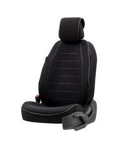 Seat cover, Lacoste, ACTL-101, black color, 1 piece