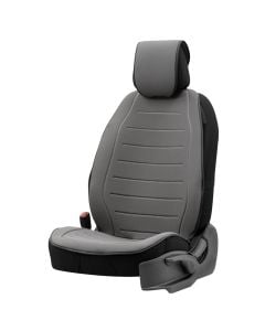 Seat cover, Lacoste, ACTL-102, gray color, 1 piece
