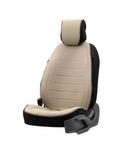 Seat cover, Lacoste, ACTL-103, beige color, 1 piece