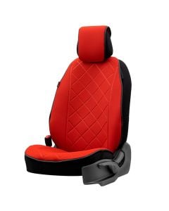 Seat cover, Lacoste, ACTP-104, red color, 1 piece