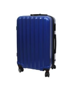 Travel suitcase, Swisstourister, polypropylene, 24", W24 x D39 x H59 cm, blue color