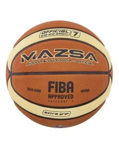 Basketball ball, MAZSA, FIBA Approved, size 7, extra grip