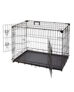 Metal cage, Imac, 76x53x61 cm, black color, with corner protection