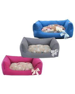 Bed for animals, Fabotex, 60 x 40 x 22 cm, mixed colors