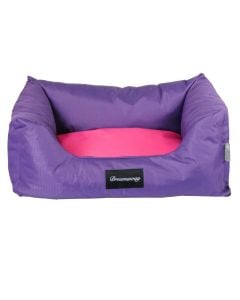 Bed for animals, Fabotex, Boston, 80 x 62 x 22 cm, purple color