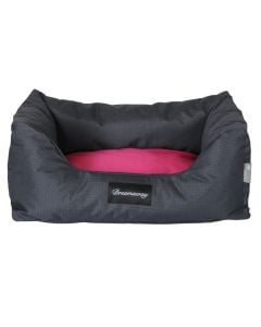Bed for animals, Fabotex, Boston, 80 x 62 x 22 cm, black color