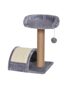Cat scratcher and seat, Camon, 35x35xH49 cm, tree shape, gray