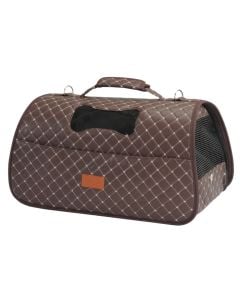 Cante for transporting animals, Camon, 42 x 25 x 25 cm, brown color