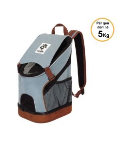 Animal transport bag, Camon, Denim, 20 x 23 x 42 cm, 5 kg, textile with nets