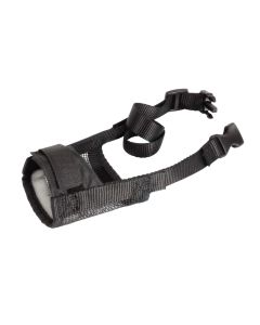 Protective mask for dogs, Camon, S, (Bassotto nano, Jack Russell Terrier, Barboncino Nano), textile, black color