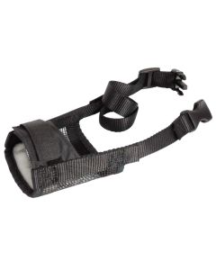 Protective mask for dogs, Camon, XXL, (Leonberger, Rottweiler, Terranova, Alano), textile, black color