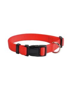 Dog collar, Camon, 12 mm x 20-25 cm, red color