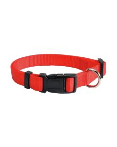 Dog collar, Camon, 15 mm x 25-35 cm, red color