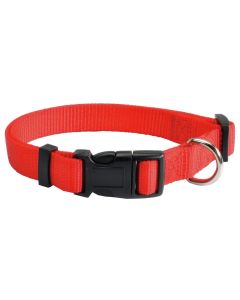 Dog collar, Camon, 38 mm x 49-71 cm, red color