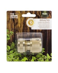 Brass adapter with click, Natrain, 12-15 mm