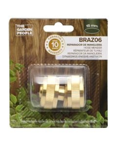 Brass adapter with click, Natrain, 12-15 mm