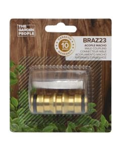 Adapter with quick connection, Natrain, bronze, with click connection