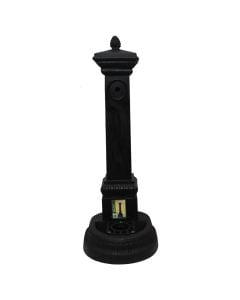 Cast iron garden kettle, H100 cm, 43 x 37 cm, 44 kg, 1/2" tap