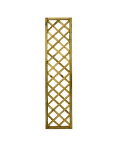 Treated wooden fence, 40x180 cm, frame thickness 30x35 mm, post thickness 5x30 mm, square 95x95 mm, natural color