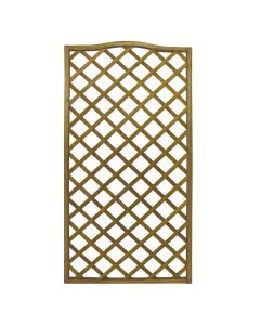 Treated wooden fence, 90x180 cm, frame thickness 30x35 mm, post thickness 5x30 mm, square 95x95 mm, natural color