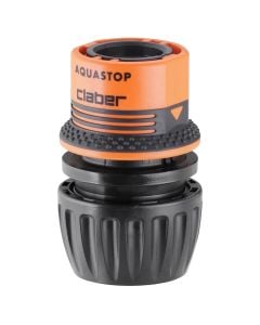 Click connector, Claber, Universal, 1/2ª-5/8ª-3/4ª, Aquastop