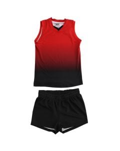 Men's volleyball uniform, 4U Sports, M, red and black