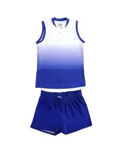 Men's volleyball uniform, 4U Sports, XL, white with blue