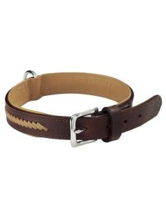 Dog collar, Camon, 25 x 550 mm, leather