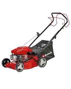 Petrol lawn mower, Einhell, GC-PM 40/2 S, 4-stroke, 132 cm³, 40 cm, 25-75 mm, 45 L catcher, 1000 m², with active wheels
