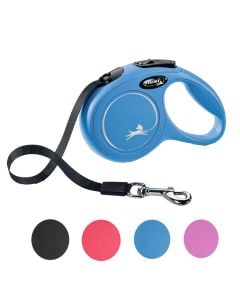 Rope for dogs, Flexi, Classic, XS, 3m, 12 kg, blue color