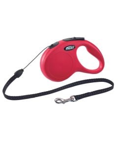 Rope for dogs, Flexi, Classic, S, 5m, 12 kg, red color