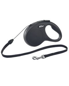 Rope for dogs, Flexi, Classic, S, 5m, 12 kg, black color