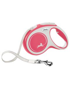 Dog lead, Flexi, Comfort, M, 5m, 25 kg, red color