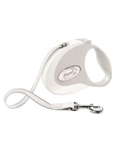 Rope for dogs, Flex, Style, S, 3m, 15 kg, white color