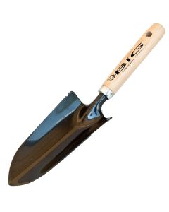Shovel for flowers, Big, 8 x 32 cm, metal head, wooden handle