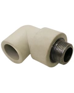 PPR elbow Ø 25x3/4 M 90°