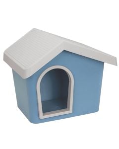 Plastic dog house, Imac, 53 x 46 x 47.6 cm, sky blue