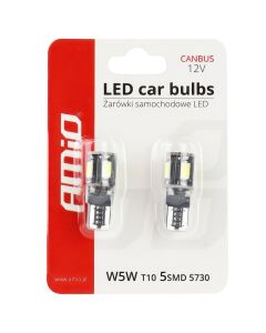 Llampa Led Canbus Amio Am-01628 5730-5Smd W5W 12V White