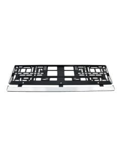 Portatarga Plastike Amio Am-01164 Chrome 1Cp