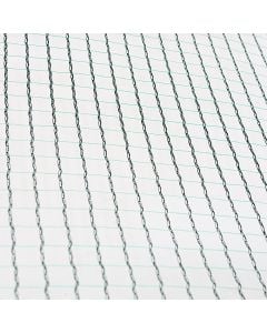 Hail and bird net, Iride Due, 2x200 m, 46g/m2, 15% protection, green color