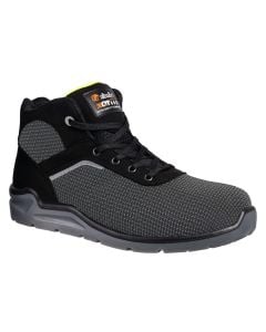 Textile work shoes with collar, Alba&N, P1423CK, 41, S3