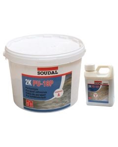 Parquet adhesive with 2 components, Soudal, 2K Pu-18P, 10 kg