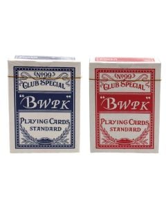 Gambling cards, 54 pieces of plastic material